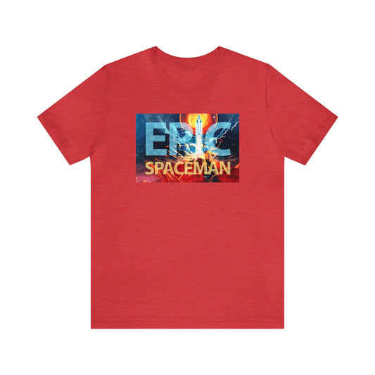 US - Retro Epic Spaceman -  Unisex CVC Jersey T-shirt